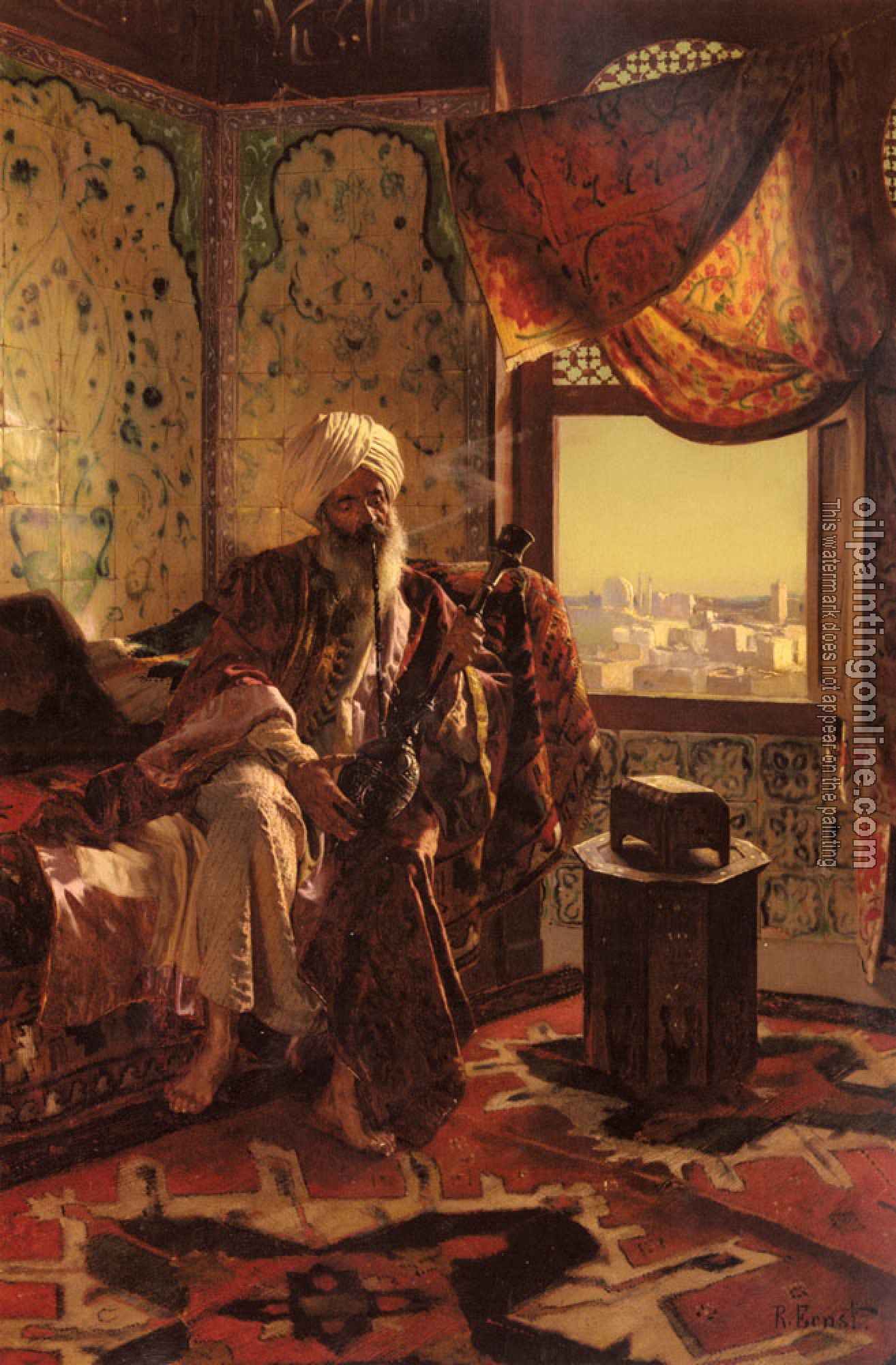 Ernst, Rudolf - Smoking The Hookah